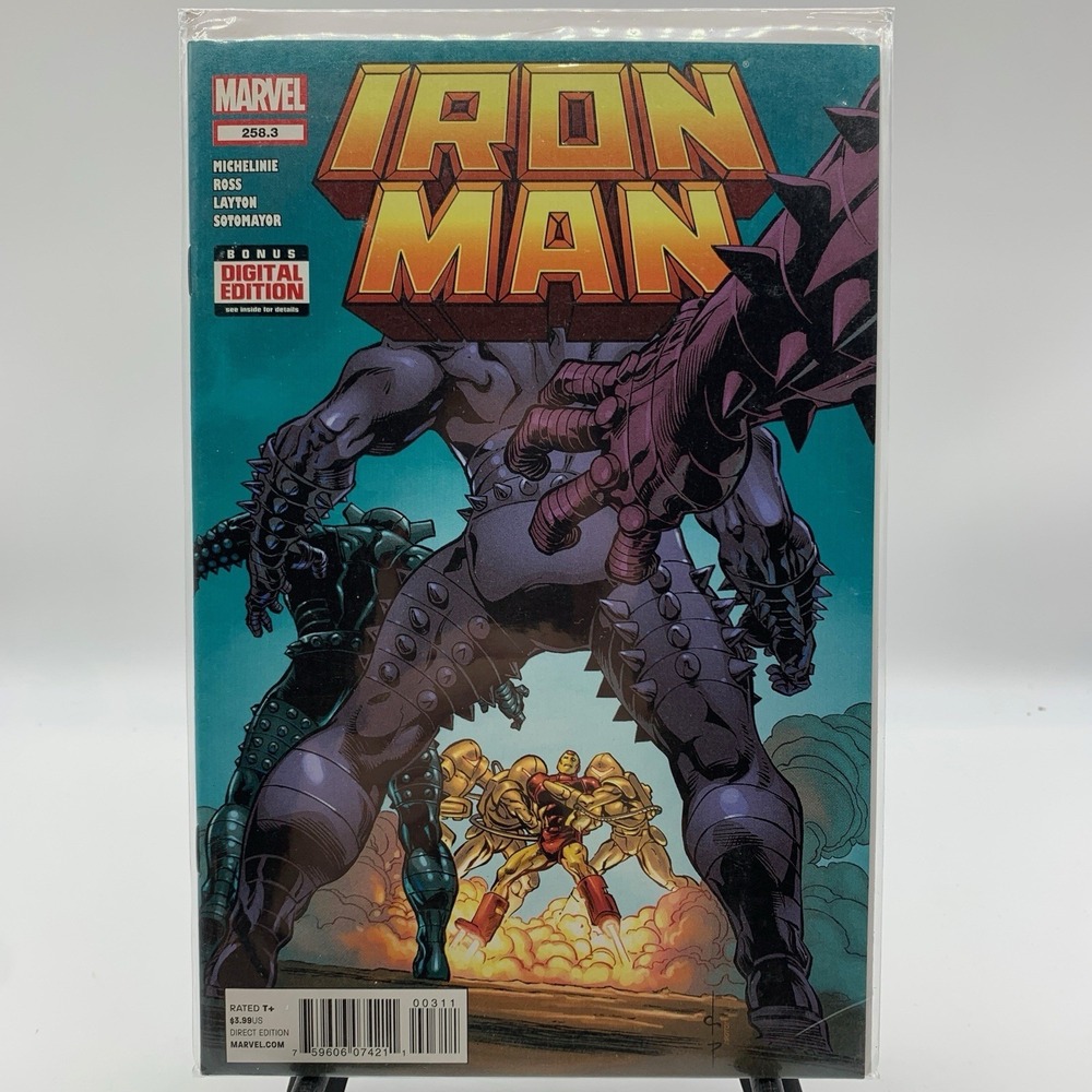 Iron Man Bonus Digital Edition #258.3 Marvel Comics‎ Bagged And Boarded